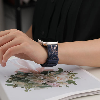 Silicone Strap for Apple Watch 49/45/44/41/40mm – iWatch Band Series 9–3 SE