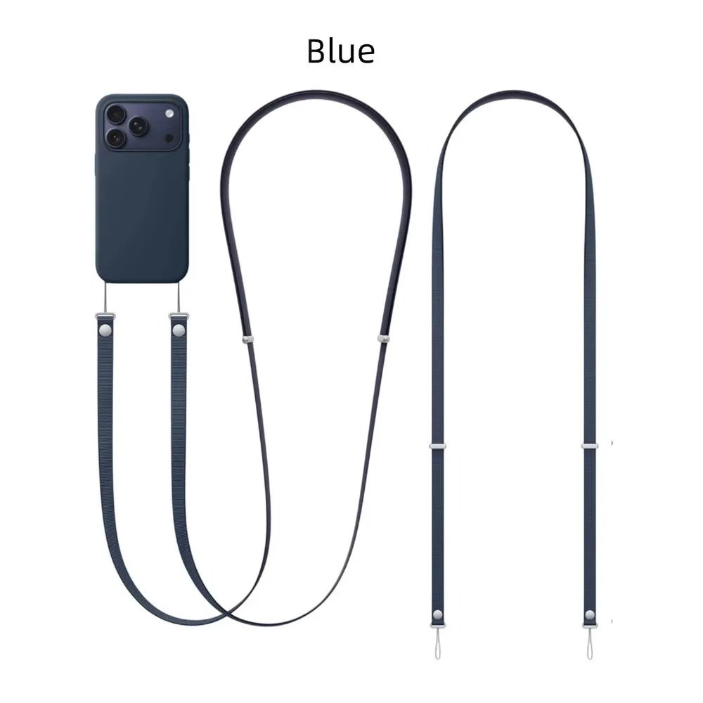 Magnetic Crossbody Lanyard Case for iPhone 17 Pro Max Adjustable Neck Strap