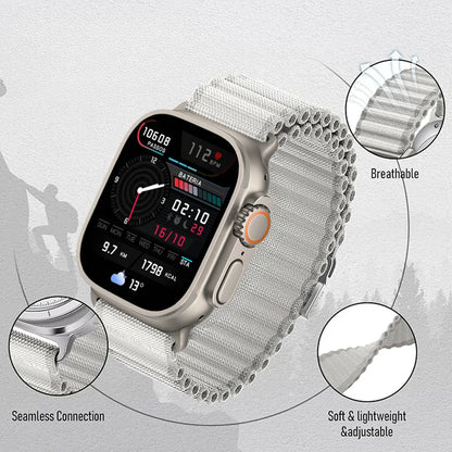 Off-Road Sports Nylon Bracelet for Apple Watch Ultra 2 & Series 6 SE