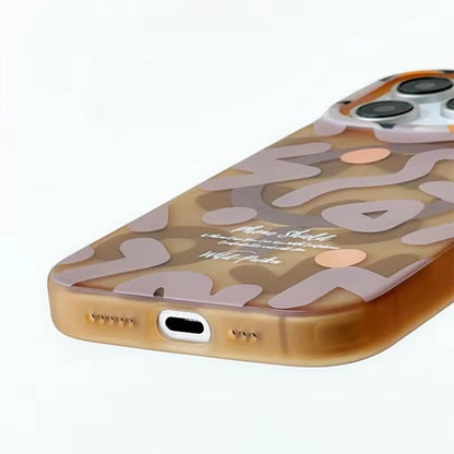 Geometric Graffiti MagSafe Case for iPhone 16 15 14 13 12 Pro Max Shockproof Cover