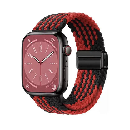 Nylon Braided Band for Apple Watch Ultra & S10–S3 | Soft Durable Strap