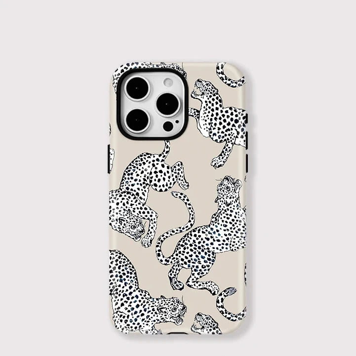 Leopard Animal MagSafe Case for iPhone 16–11 | Magnetic Wireless Cover