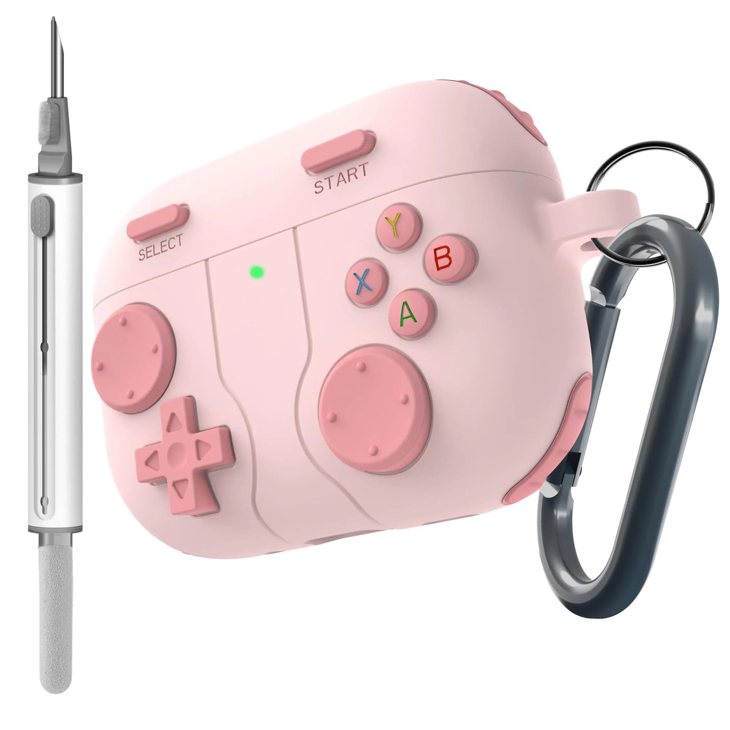 Secure Lock AirPods Pro 3 Case with Cleaner Kit and Keychain for 3rd Gen AirPods