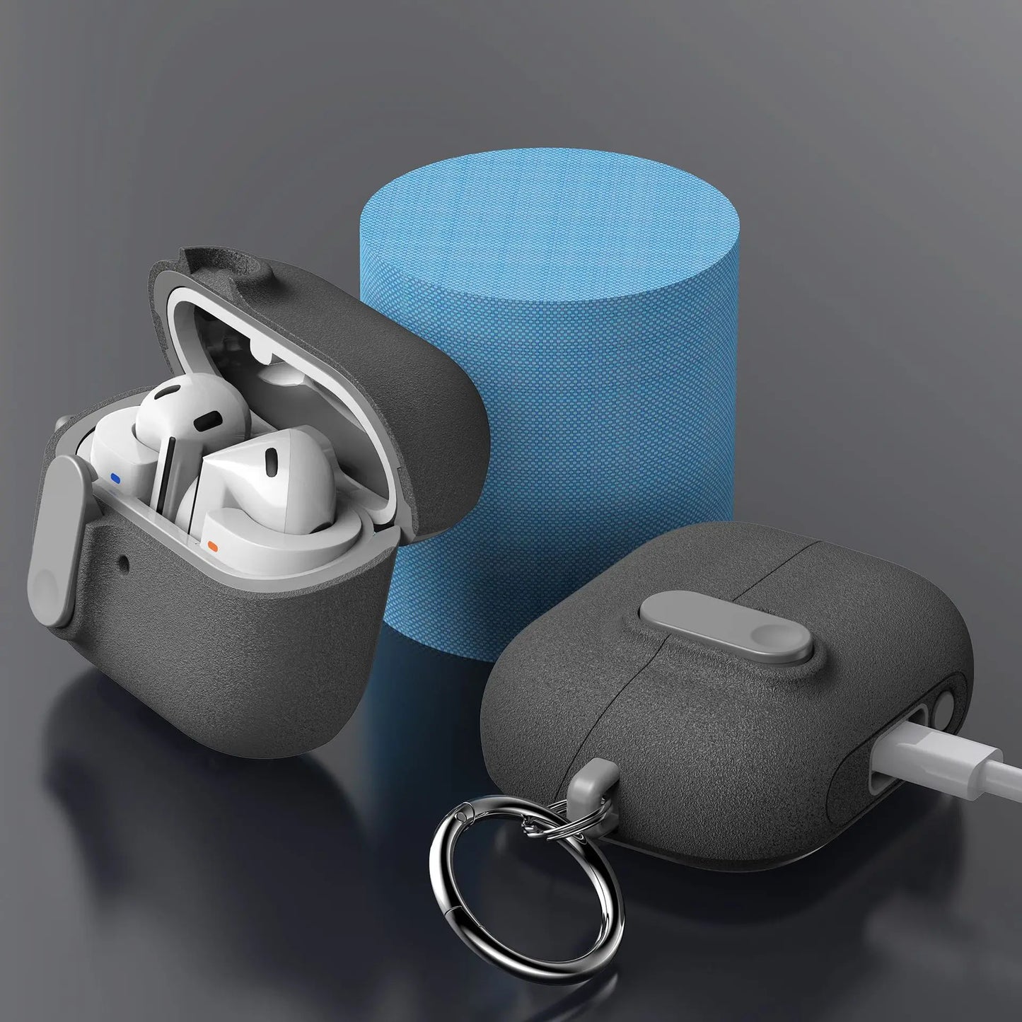 Secure Lock Case for Samsung Galaxy Buds 3/3 Pro with Cleaner Kit & Keychain