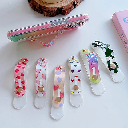 Universal Silicone Finger Ring Holder & Phone Stand – Telescopic Grip