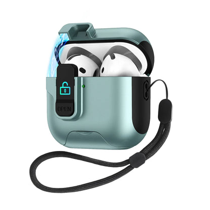 Magnetic Latch Case with Lanyard for iPhone 4/3/2/1 Pro & Wireless Earphones