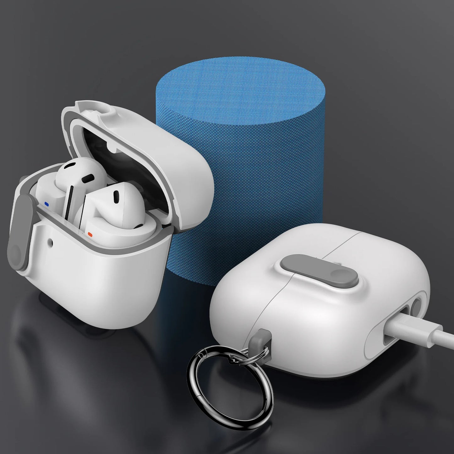 Secure Lock Case for Samsung Galaxy Buds 3/3 Pro with Cleaner Kit & Keychain