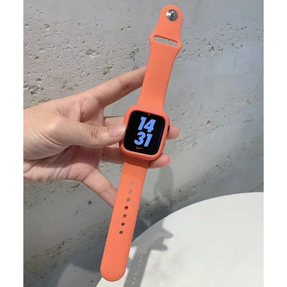 Shockproof Case + Silicone Sport Band for Apple Watch Ultra & SE