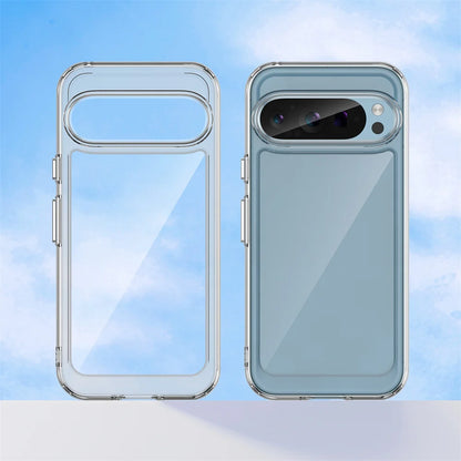 Fashion Transparent Acrylic Case for Google Pixel 9–7 Pro & 10 Pro XL – Shockproof