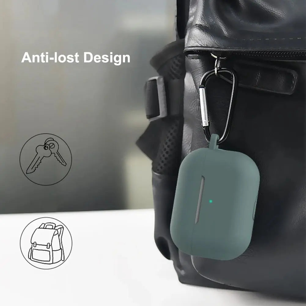 Silicone Protective Case for AirPods Pro 2 – 2nd Gen Cover with Hook