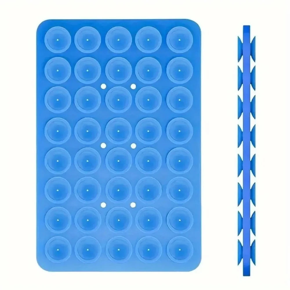 Silicone Suction Phone Case Mount Non-Slip Stand for Selfies & Videos - Mixed Colors