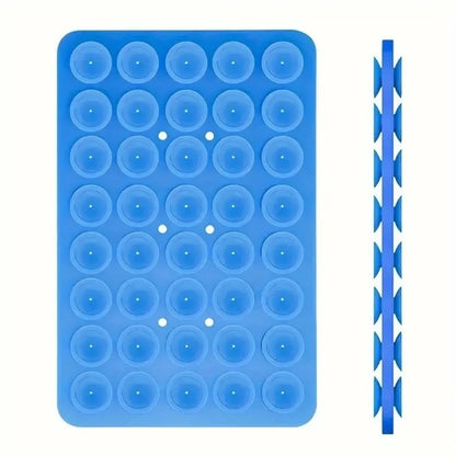 Silicone Suction Phone Case Mount Non-Slip Stand for Selfies & Videos - Mixed Colors