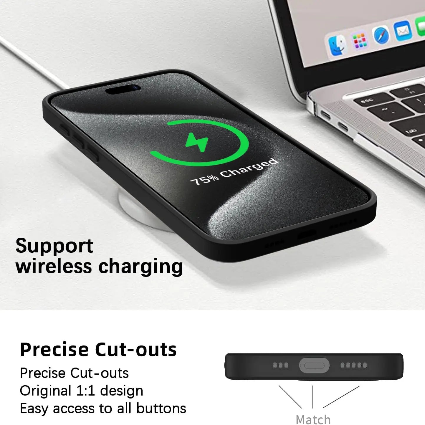 Black Shockproof Case for iPhone 11–16 Pro Max/Plus – Camera Protection