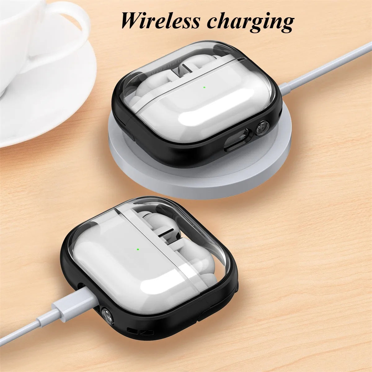 Transparent Protective Bracket Case for Samsung Galaxy Buds 3/3 Pro SM Buds3