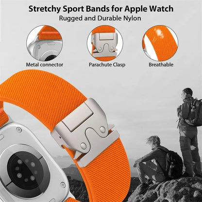 Parachute Strap for Apple Watch Ultra 11/10 & Series 9–6 SE Bracelet