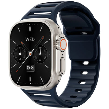 Sport Silicone Strap for Apple Watch Ultra 2 & Series 9–6 | 49–42mm Band