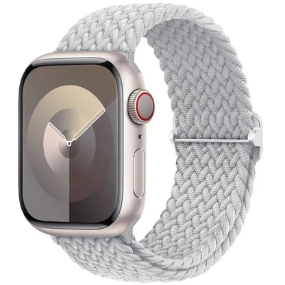 Braided Elastic Strap for Apple Watch Ultra 2 49mm Series 10 9 8 7 SE 6 5 4