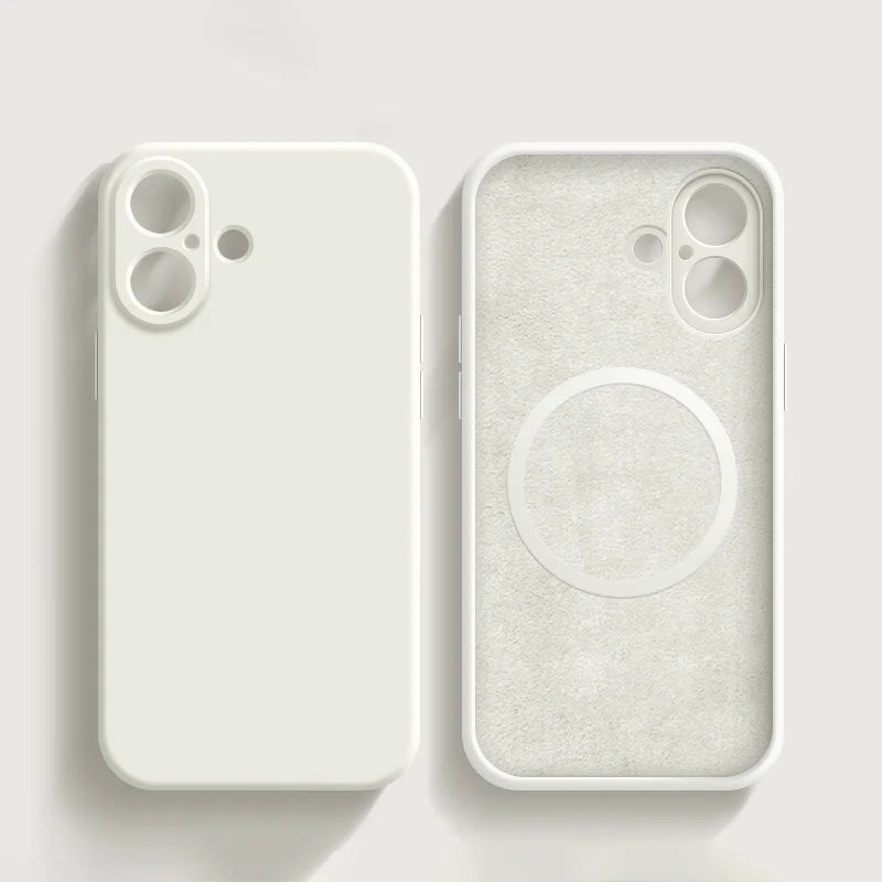 Magnetic Silicone Protective Case for iPhone 15 Pro Max / 14 Plus