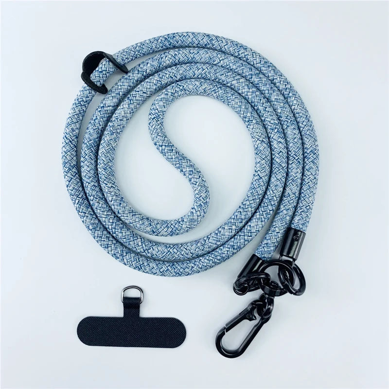 120CM Fashion Phone Lanyard Strap with Hook for Anti-Loss & Card Holder