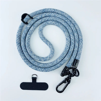 120CM Fashion Phone Lanyard Strap with Hook for Anti-Loss & Card Holder