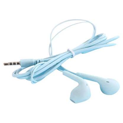 3.5mm Stereo In-Ear Headphones with Mic for Xiaomi, Huawei, Samsung, Sport