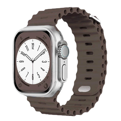 Ocean Strap for Apple Watch Ultra 2–3 SE | Silicone Sport Band 49–41mm