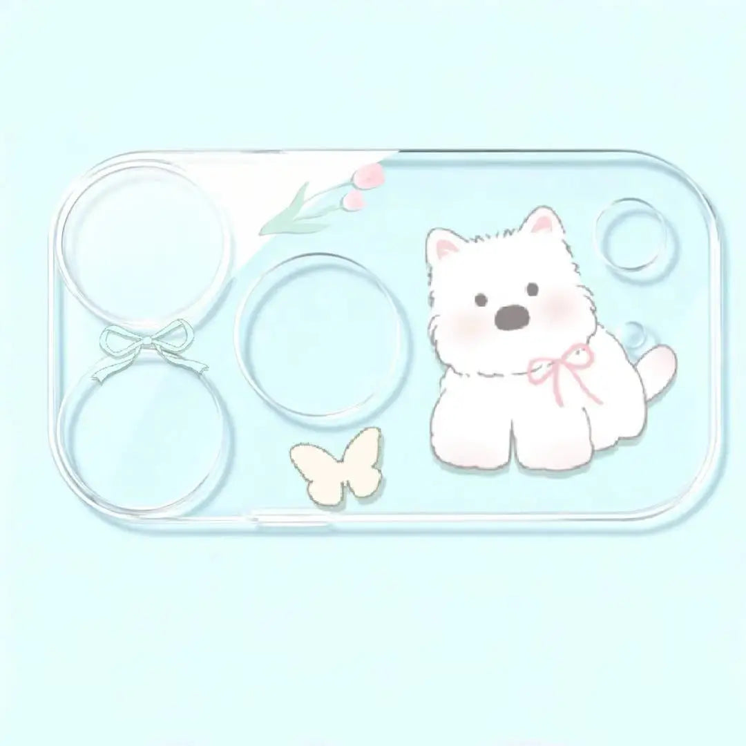 Cute Cartoon Animal Lens Cover for iPhone 17 Pro & 17 Pro Max