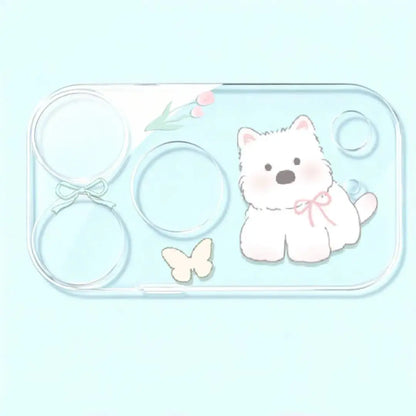 Cute Cartoon Animal Lens Cover for iPhone 17 Pro & 17 Pro Max