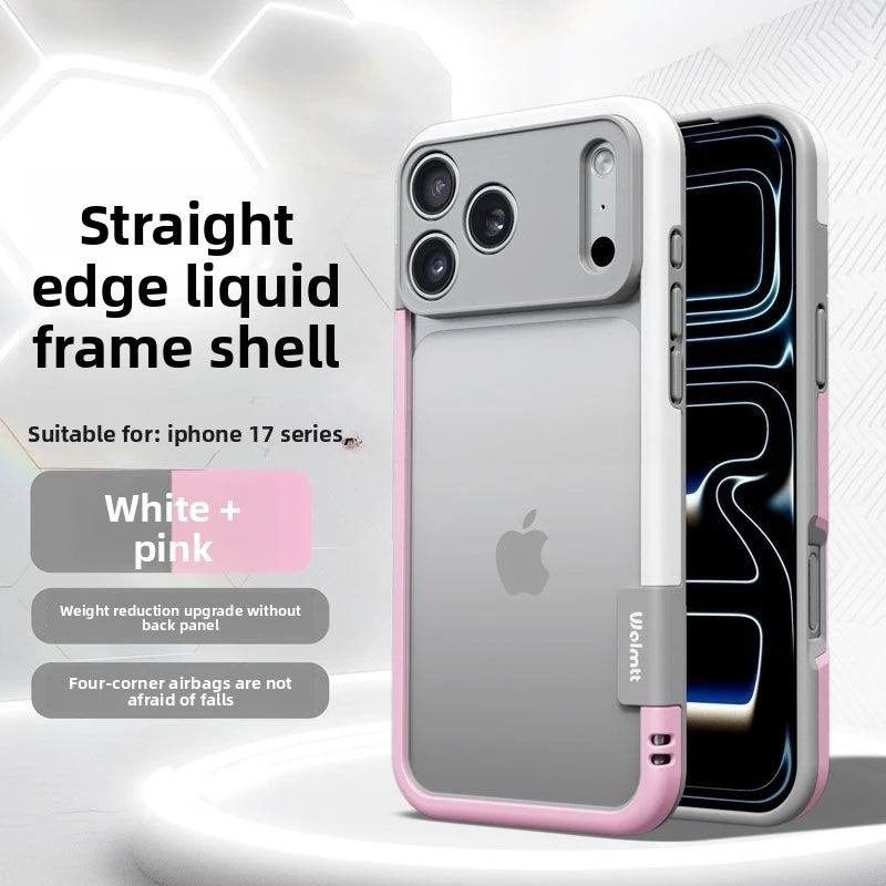 Colorful Silicone Bumper Frame Case for iPhone 17 Pro Max Air 16 15 14 13 12