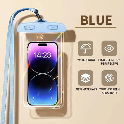 Waterproof Phone Pouch for Diving, Swimming, Beach & Water Sports