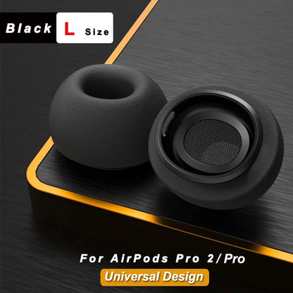 Memory Foam Ear Tips for AirPods Pro 2 – Anti-Slip Replacement Cushions