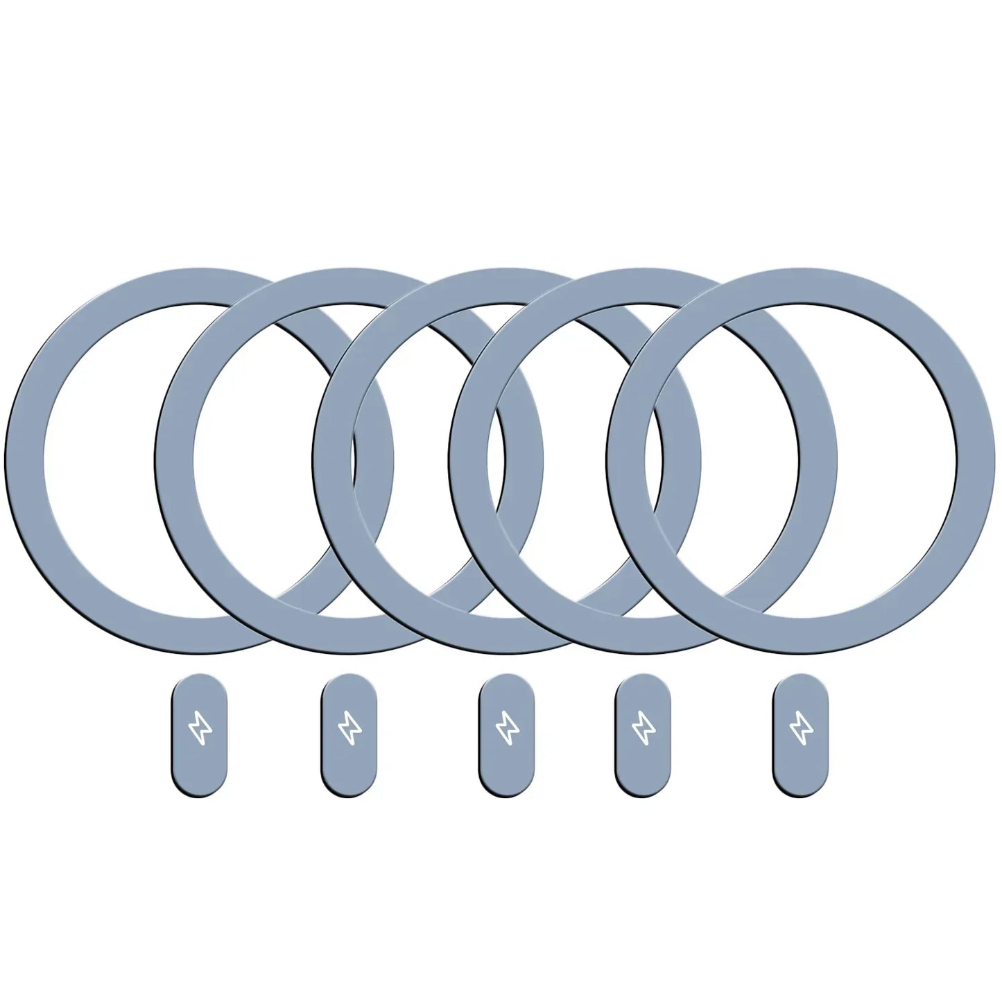 1–5pcs Metal Plate Ring for MagSafe Charger & Car Mount – iPhone 13–15