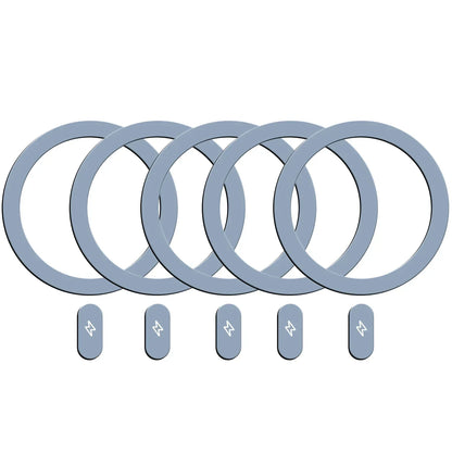 1–5pcs Metal Plate Ring for MagSafe Charger & Car Mount – iPhone 13–15