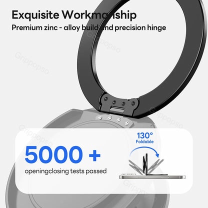 MagSafe Phone Grip with Built-In Adjustable Stand and Strong Magnetic Holder