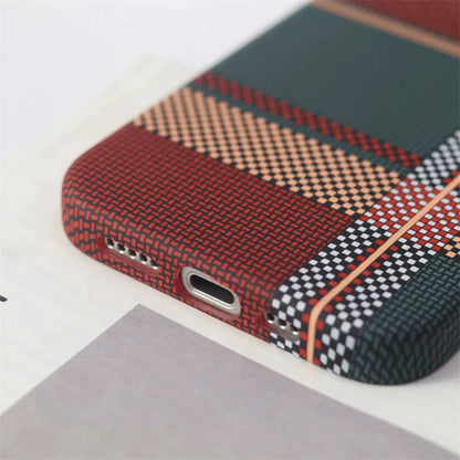 Ultra Thin Carbon Fiber MagSafe Case for iPhone 16 15 14 13 12 Pro Max