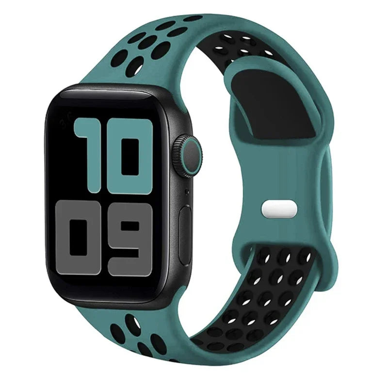 Silicone Strap for Apple Watch Ultra2 49/45/44/42/41/40/38mm Sport Wristband Band