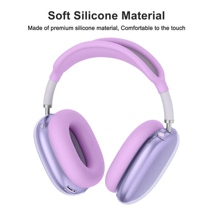 4-in-1 Clear TPU Case for AirPods Max – Ear Pad, Cup & Headband Protector