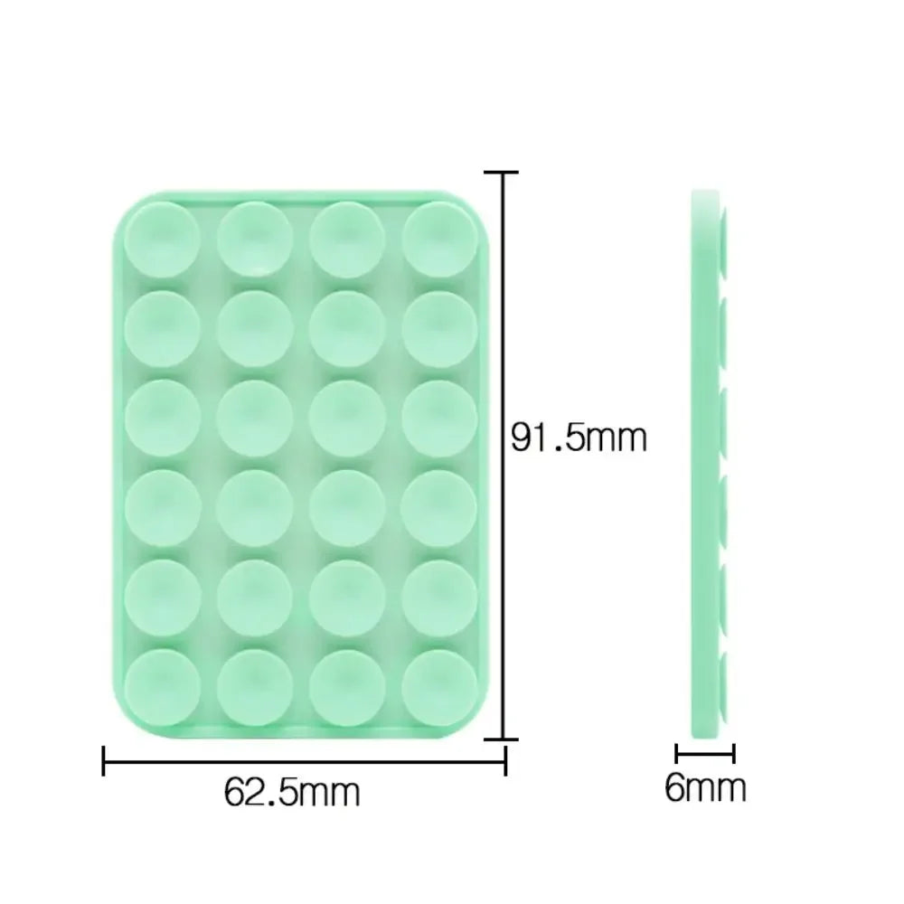 Silicone Suction Cup MagSafe Phone Holder for iPhone 12 13 14 15 16 17 Wall Mount