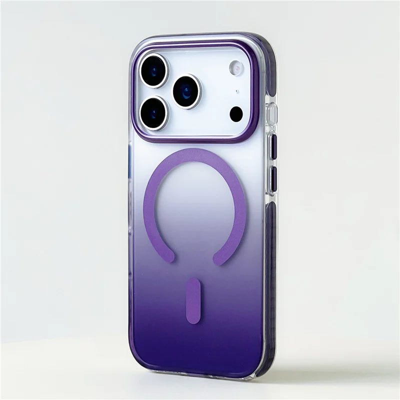 Gradient Matte Shockproof MagSafe Case for iPhone 17 Pro Max Hybrid Cover