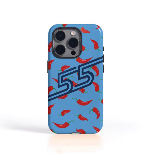 F1 NO.55 2-in-1 Creative Glossy Case – Tough Protective Cover for iPhone 16-7 Series