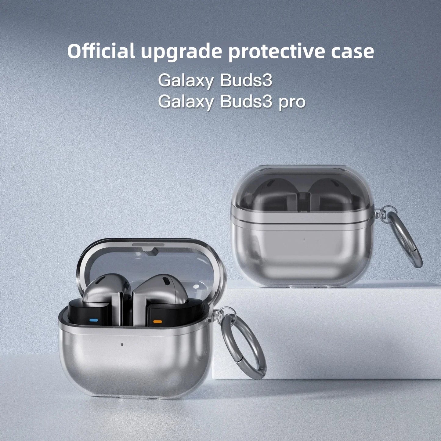 Transparent Shockproof Case for Samsung Galaxy Buds 3 & Buds 3 Pro