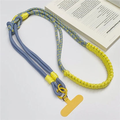 3-in-1 Korean Mobile Phone Lanyard Woven Anti-Loss Handing Rope for iPhone & Xiaomi