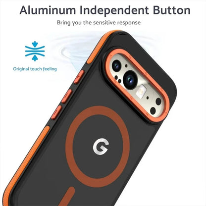Luxury Contrast Color Magnetic Case for Google Pixel 10 9 Pro XL Rugged Cover