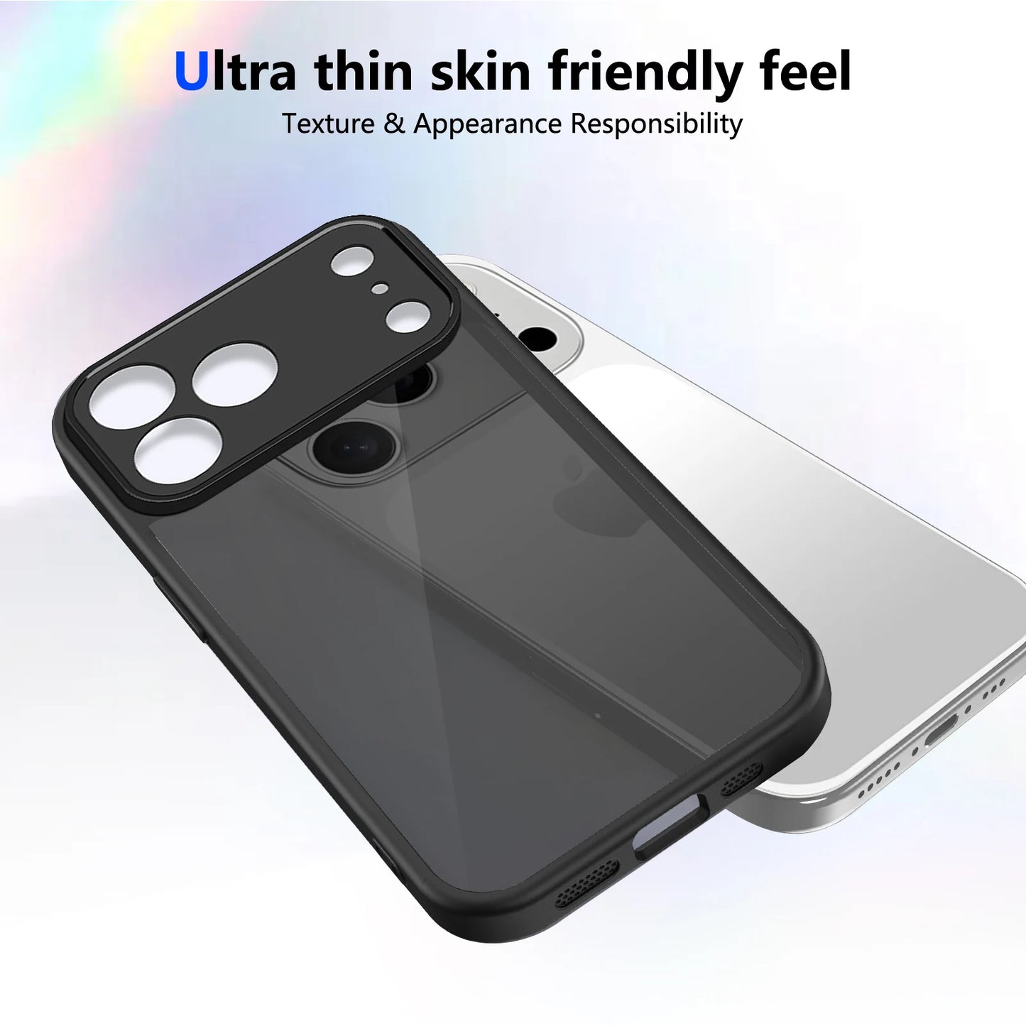 Matte Transparent Armor Case for iPhone 17/16/15 Pro Max Shockproof Cover