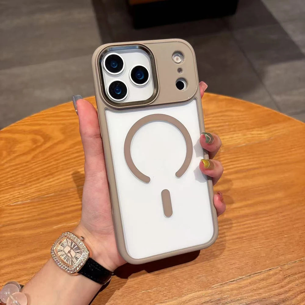 Luxury Transparent MagSafe Case for iPhone 17 Air 17 Pro 17 Pro Max Shockproof