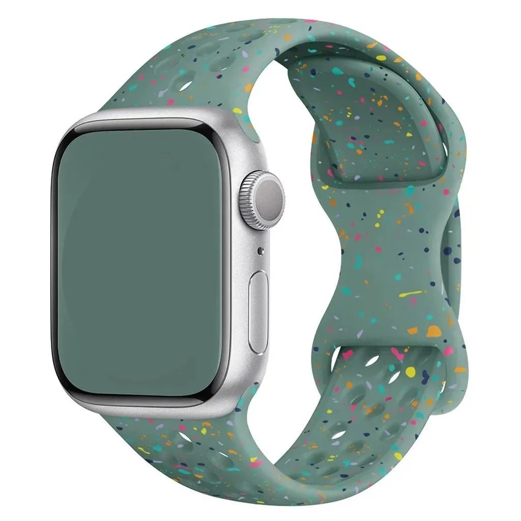 Transparent Silicone Bracelet Band for Apple Watch Ultra 2 & Series 10–5