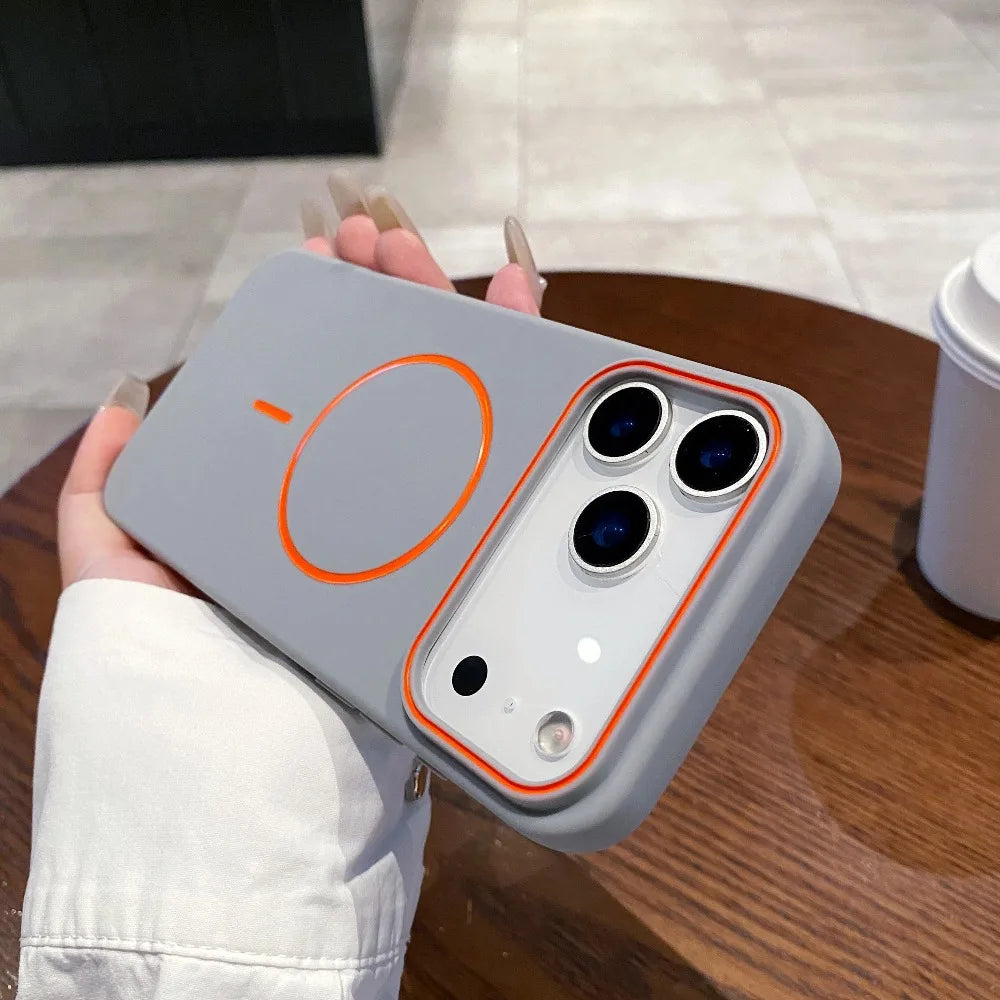 Magnetic Matte MagSafe Case for iPhone 17 Pro Max Air 16E 15 14 13 12 11