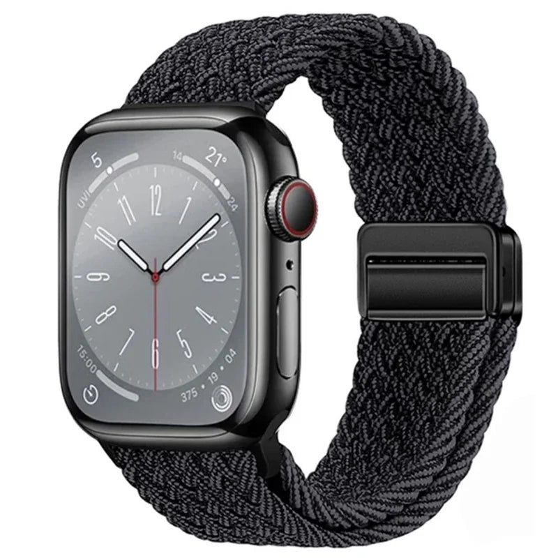 Braided Magnetic Strap for Apple Watch Ultra 2 & Series 10–6 SE Band