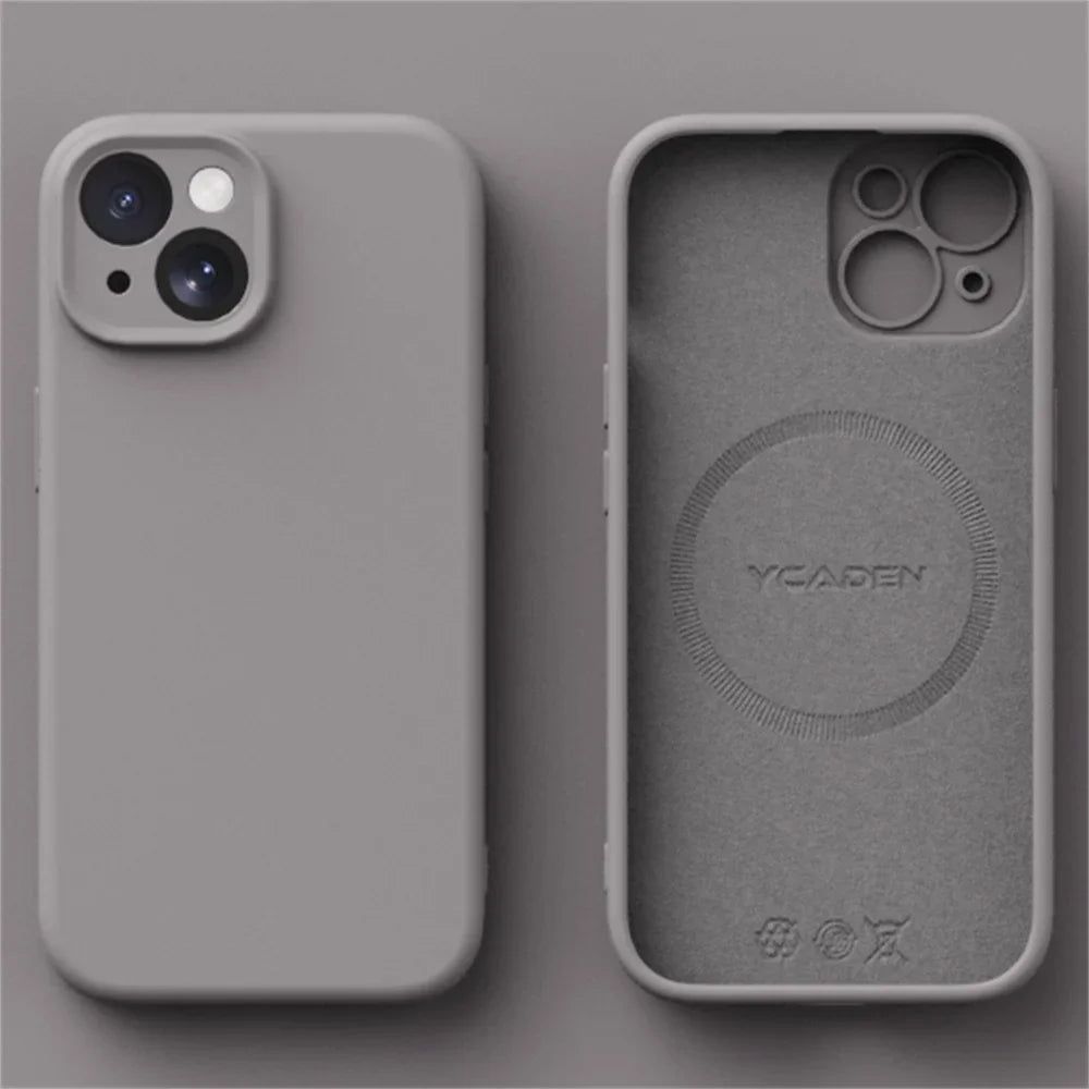 Liquid Silicone MagSafe Case for iPhone 16 Pro Max, 15 Pro, 14 Pro Max