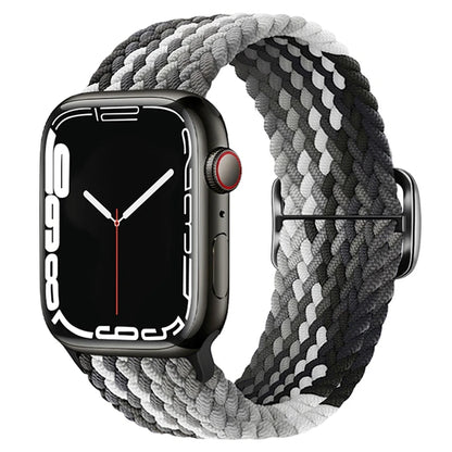 Elastic Braided Strap for Apple Watch Ultra 49mm and Series 9–SE, 45–38mm